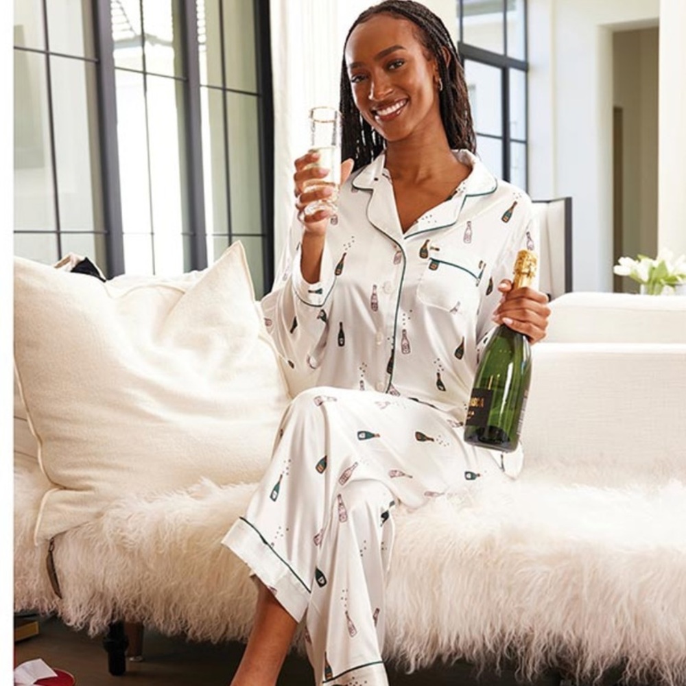 satin pajama set